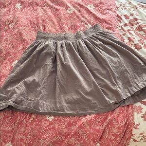 Banana Republic A-Line Skirt in Soft Gray